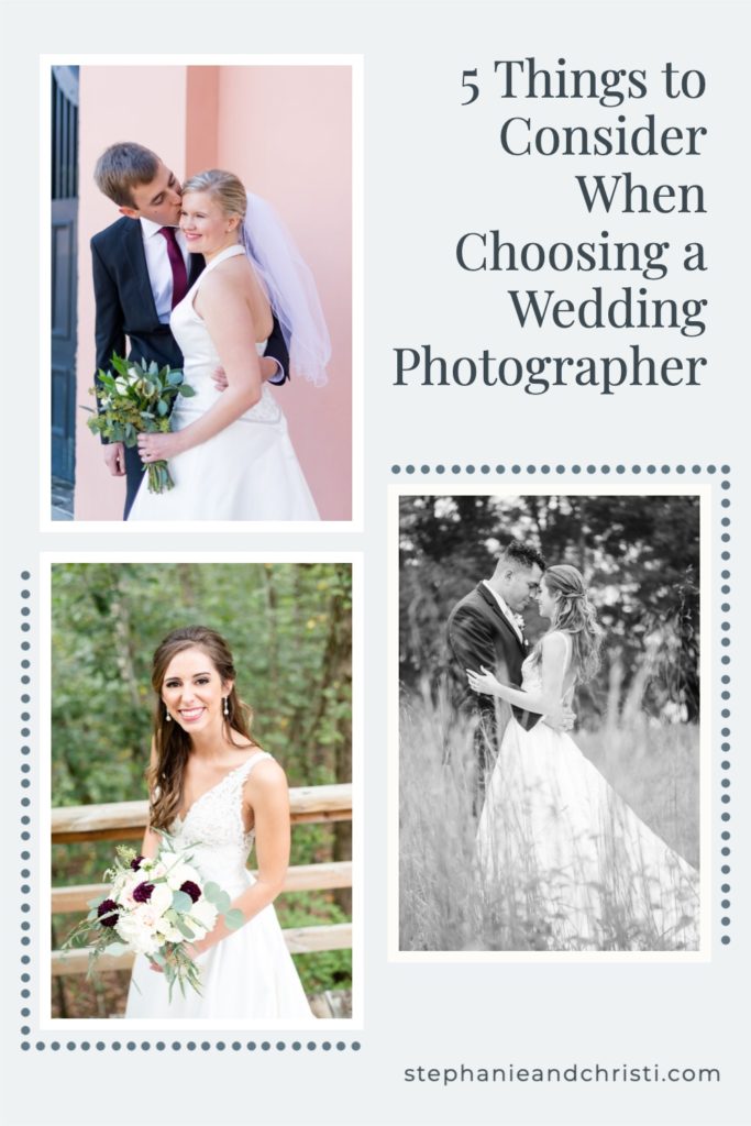 5 Things to Consider When Choosing a Wedding Photographer