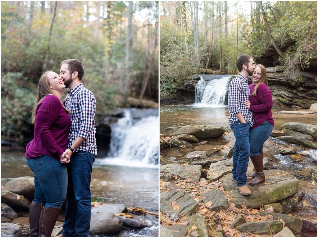 Table Rock Waterfall Photoshoot Location Greenville SC