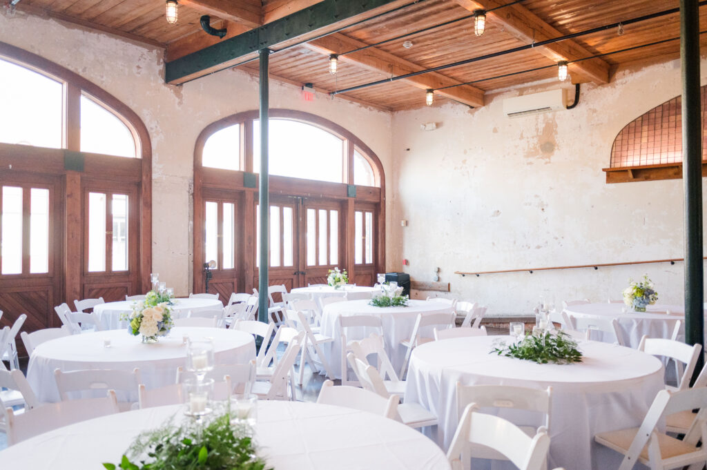 Reception area at the bleckley inn in the carriage house